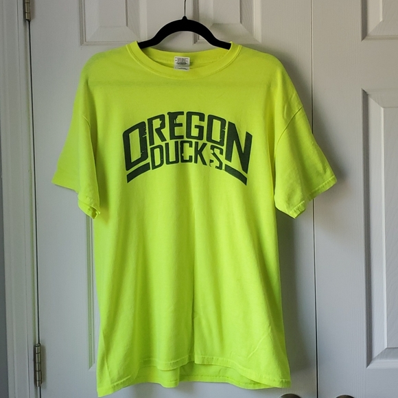 Neon Oregon Ducks Men's Tshirt - Picture 1 of 4
